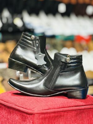 Formal Leather Shoe High - Black